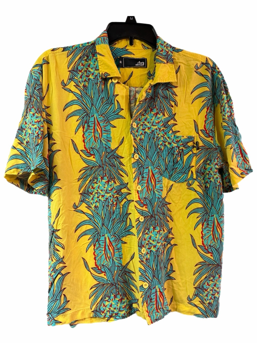 Vintage Y2K Lost Enterprises Hawaiian Pineapple Shirt